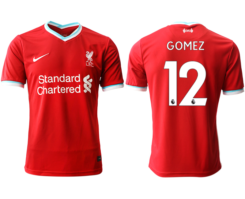 Men 2020-2021 club Liverpool home aaa version #12 red Soccer Jerseys->liverpool jersey->Soccer Club Jersey